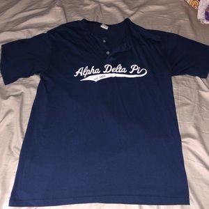 adpi henley baseball shirt